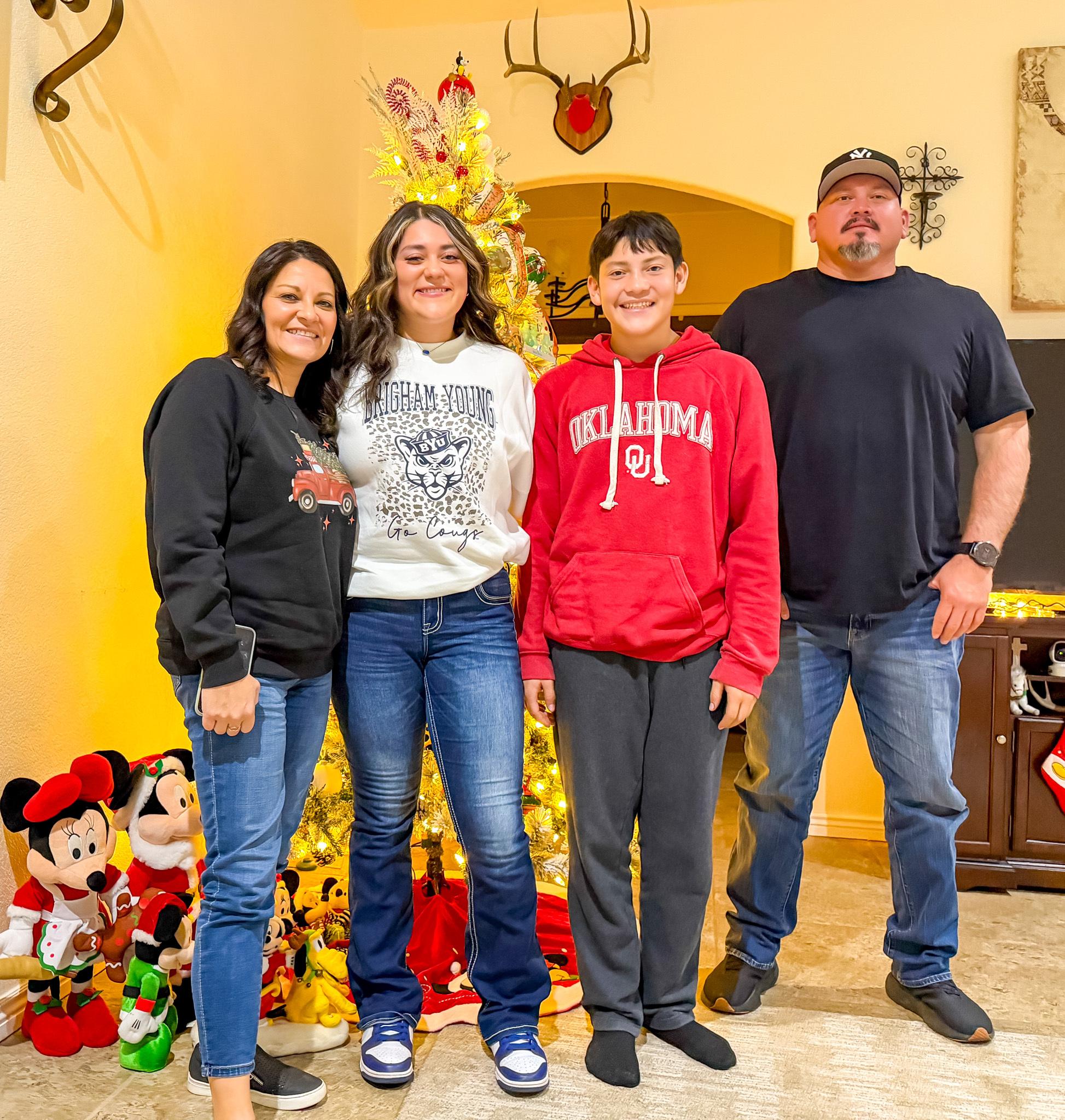 Kayden Apodaca cherishes her last Christmas at home